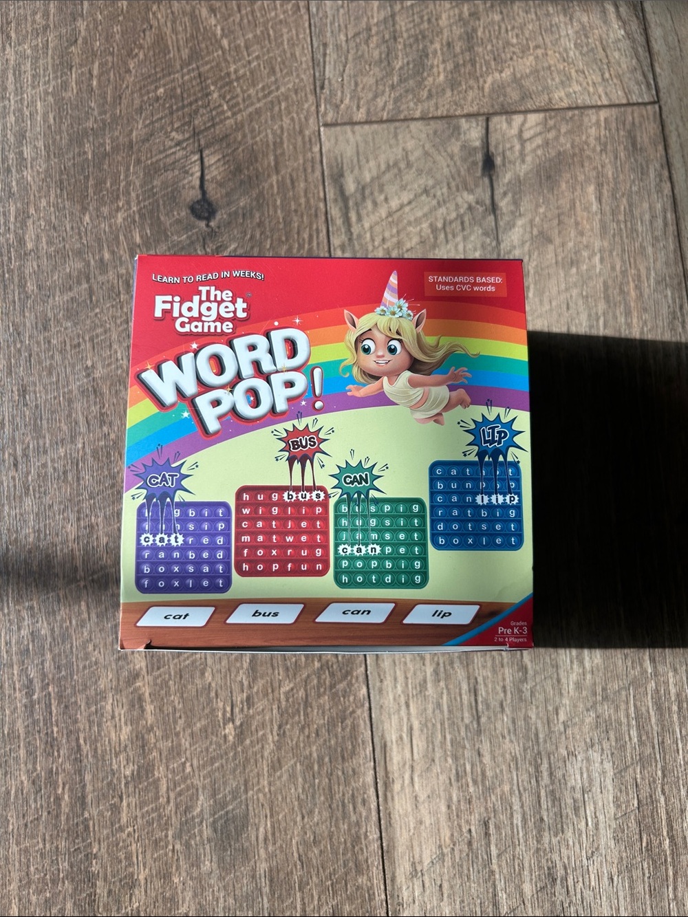 Word Pop! Kids Word-Building Game - Red/Yellow Box